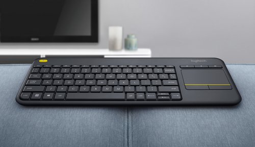 WIRELESS TOUCH KEYBOARD K400+ - Achat / Vente sur grosbill-pro.com - 18