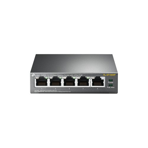 Grosbill Switch TP-Link TL-SF1005P - 5 (ports)/10/100/Avec POE/Non manageable/4