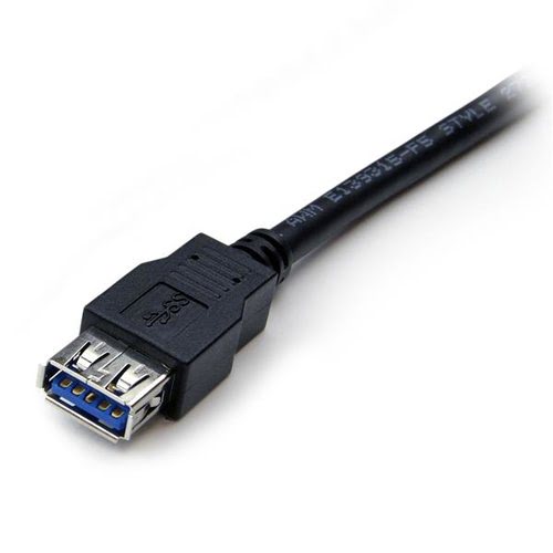 2m Black USB 3.0 Extension Cable M/F - Achat / Vente sur grosbill-pro.com - 2