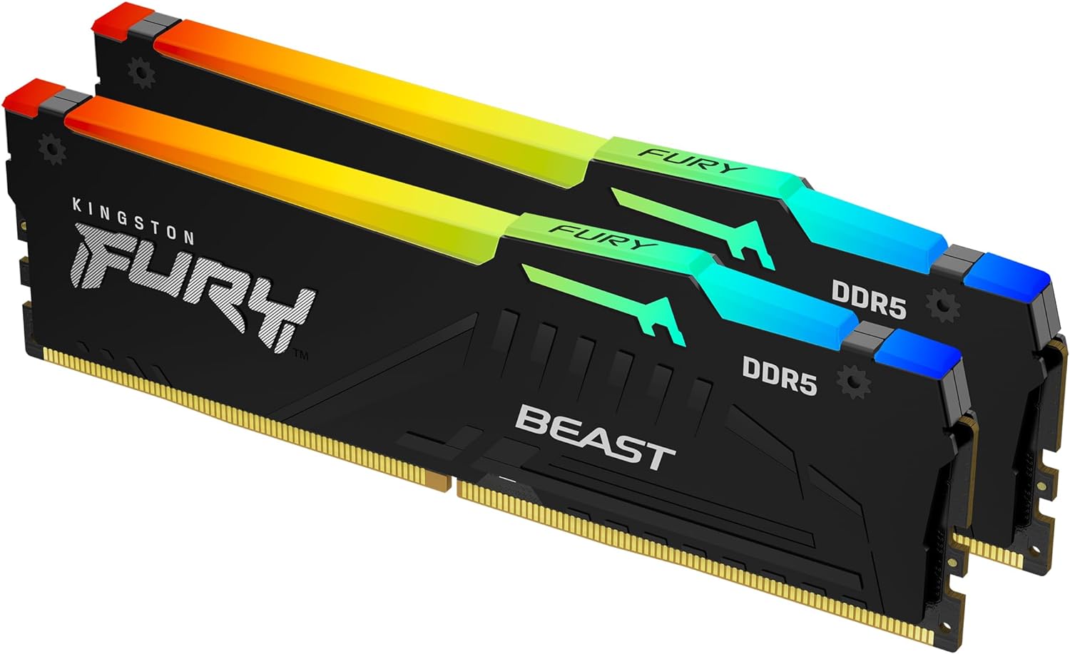 Kingston Fury Beast 32Go RGB (2x16Go) DDR5 6000MHz - Mémoire PC Kingston sur grosbill-pro.com - 0