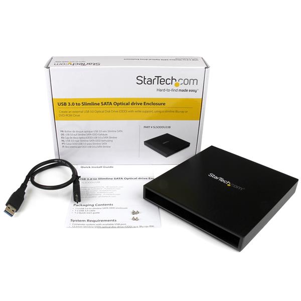 StarTech USB3 pour Lecteur/graveur 12.7mm - Boîtier externe - 2