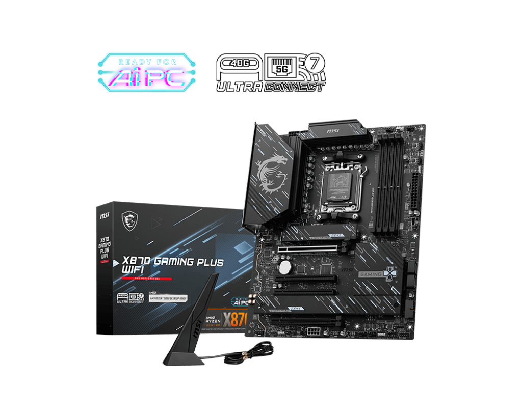 MSI X870 GAMING PLUS WIFI ATX  - Carte mère MSI - grosbill-pro.com - 0