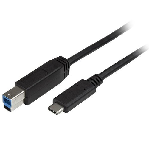 Printer Cable USB C to USB B 2m USB 3.0 - Achat / Vente sur grosbill-pro.com - 0