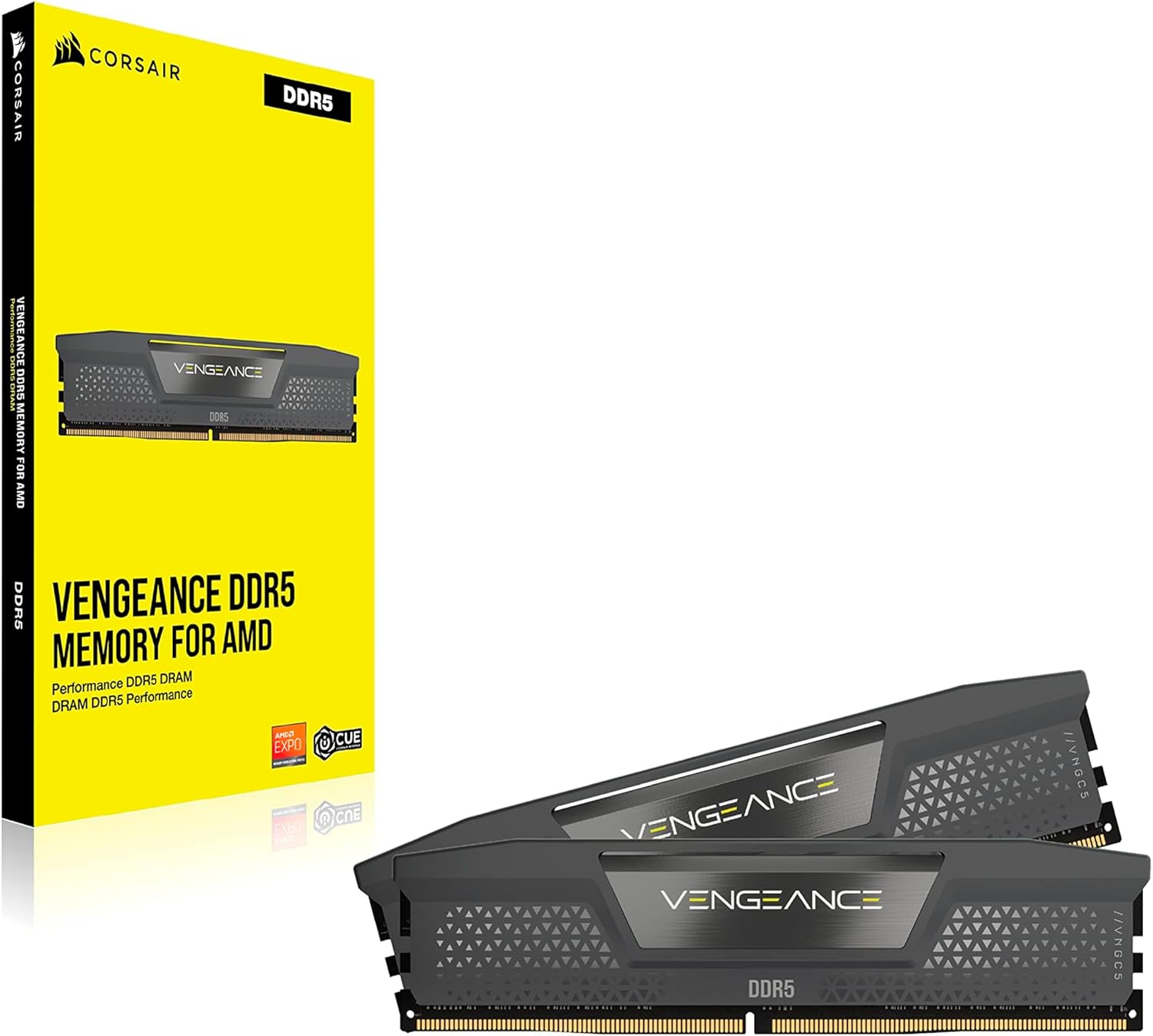 Corsair Vengeance 64Go (2x32Go) DDR5 6000MHz - Mémoire PC Corsair sur grosbill-pro.com - 1