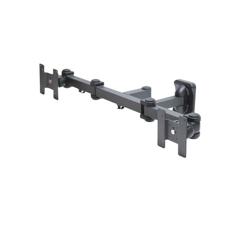 Wall Mount Dual 10-27" FullMotion SILVER - Achat / Vente sur grosbill-pro.com - 1
