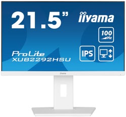 Grosbill Ecran PC Iiyama XUB2292HSU-W6 21.5" FHD/100Hz/IPS/0.4ms/FS Blanc