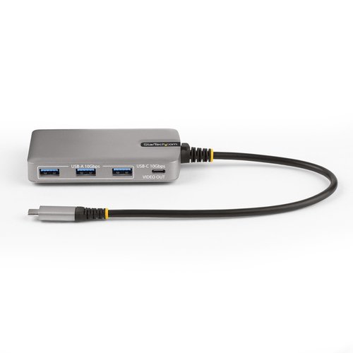 4-PORT USB-C HUB W/USB-C VIDEO - Achat / Vente sur grosbill-pro.com - 2
