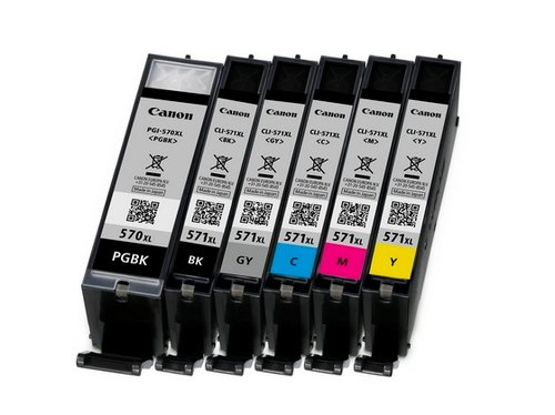 Ink/CLI-571XL Cartridge GY BLIST+SEC - Achat / Vente sur grosbill-pro.com - 1