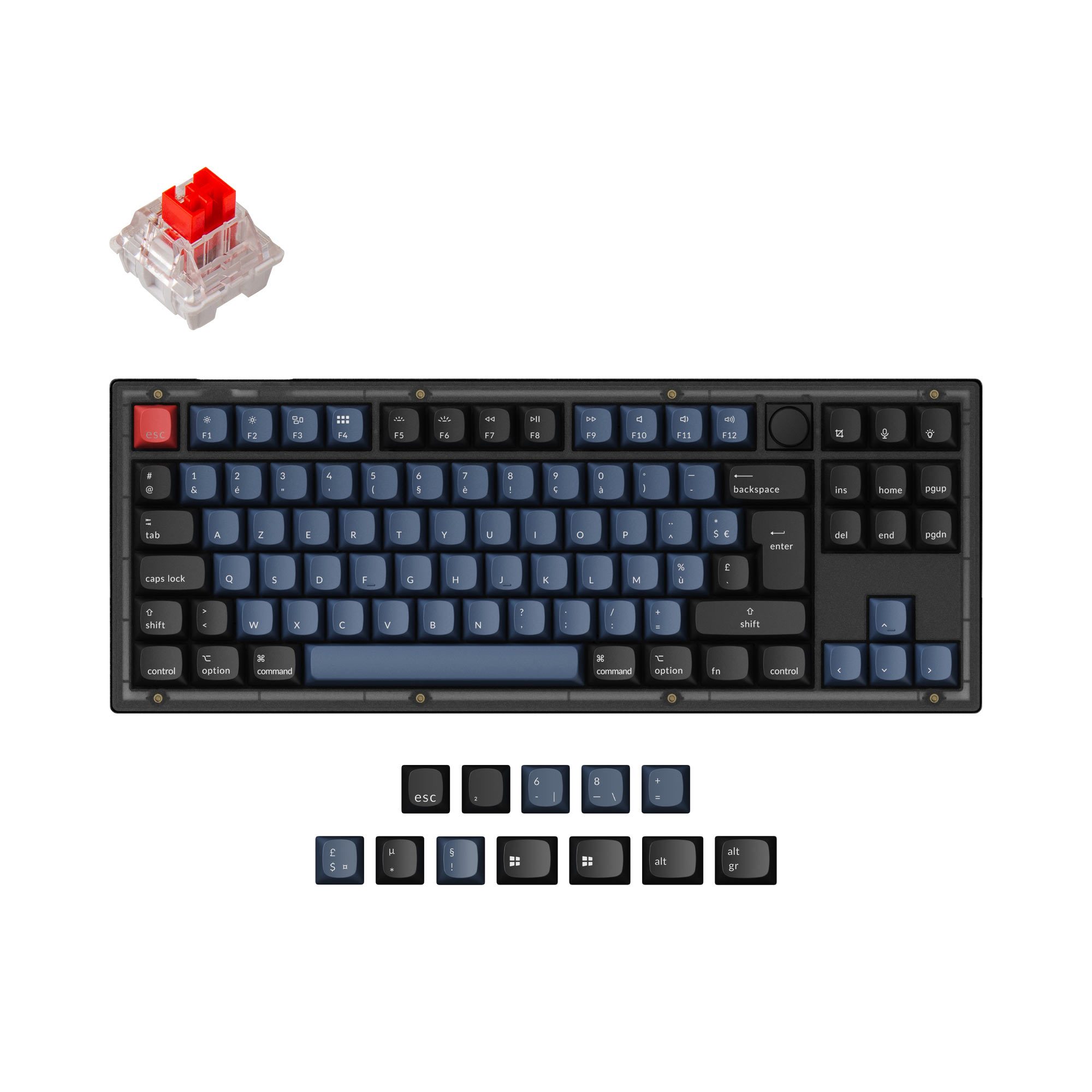 Keychron V3 GMK Knob RGB - Clavier PC Keychron - grosbill-pro.com - 0