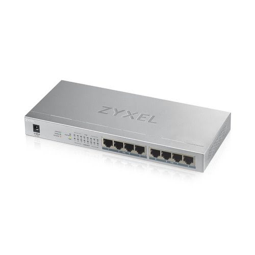 Grosbill Switch Zyxel GS1008HP - 8 (ports)/10/100/1000/Avec POE/Non manageable/8