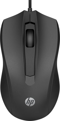Grosbill Souris PC HP  100 BLK WRD Mouse