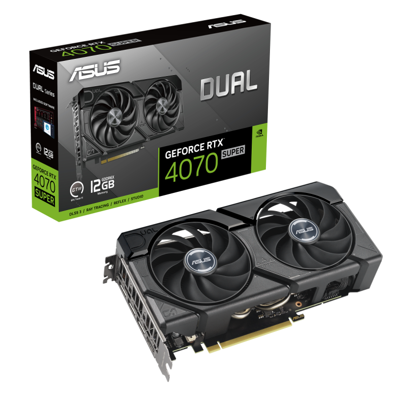Grosbill Carte graphique Asus DUAL-RTX4070S-12G-EVO