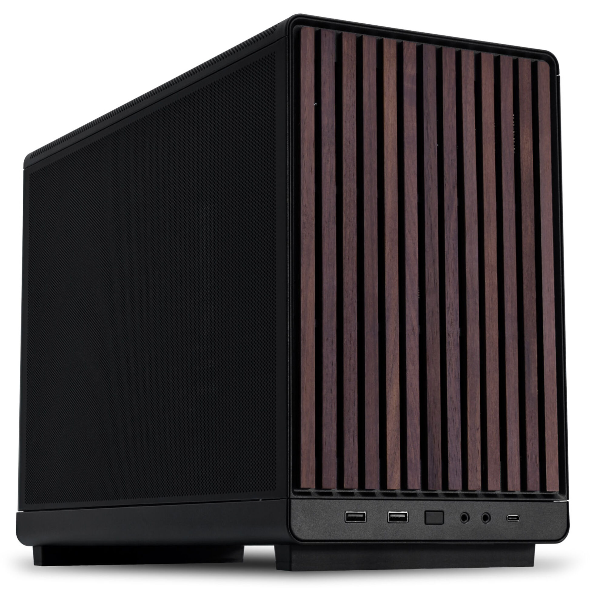 Lian-Li A3-mATX Wood Edition Marron - Boîtier PC Lian-Li - 1