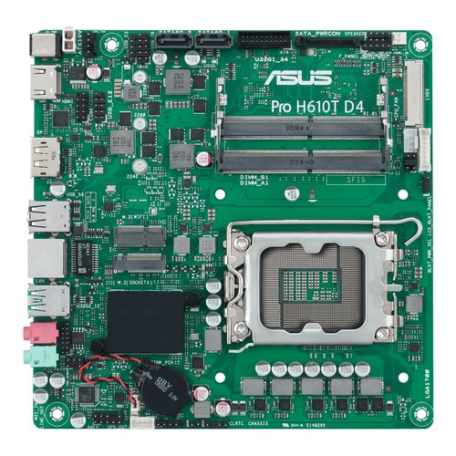ASUS PRO H610T D4-CSM LGA1700 DDR4 1xHDMI 2.1 1xDP 1xPCIe 2xM.2 2xSATA 4xUSB Thin Mini ITX MB - Achat / Vente sur grosbill-pro.com - 3