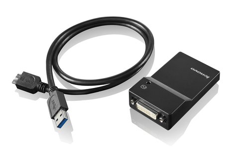 Grosbill Accessoire écran Lenovo Adapter USB 3.0 DVI/VGA