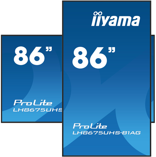 Iiyama LH8675UHS-B1AG - 85" 4K/IPS/Android/RJ45/WiFi (LH8675UHS-B1AG) - Achat / Vente Affichage dynamique sur grosbill-pro.com - 5