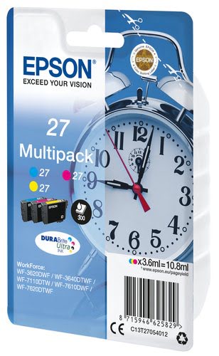 Ink/27 Alarm Clock 3.6ml CMY SEC - Achat / Vente sur grosbill-pro.com - 1