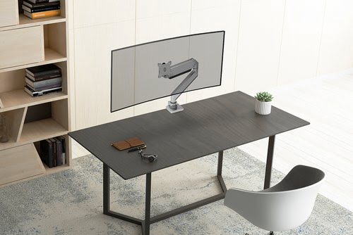 Desk mount 10-49" desk clamp Silver Plus - Achat / Vente sur grosbill-pro.com - 3