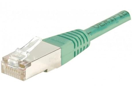 Patch RJ45 cat6 FTP 15cm Vert - Connectique réseau - grosbill-pro.com - 0