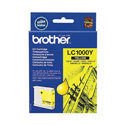 Grosbill Consommable imprimante Brother Cartouche LC1000Y Jaune