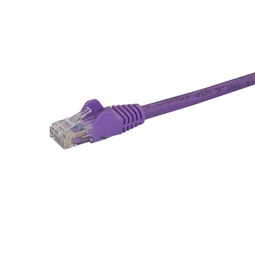 10m Purple Snagless Cat6 Patch Cable - Achat / Vente sur grosbill-pro.com - 1