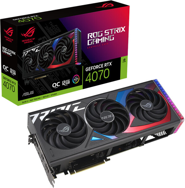 Grosbill Carte graphique Asus ROG-STRIX-RTX4070S-O12G-GAMING