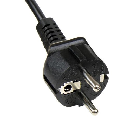 2m C5 Laptop Power Cord - Schuko CEE7 - Achat / Vente sur grosbill-pro.com - 1