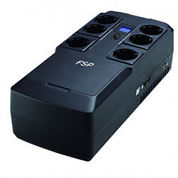 Grosbill Onduleur FSP Nano Fit 600 - 600VA 6 prises + 2 USB