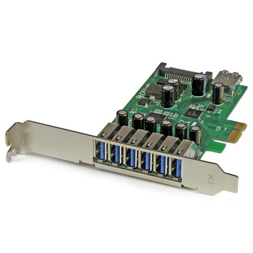 Grosbill Carte réseau StarTech 7 Pt PCI Express USB 3.0 Card - Std & LP
