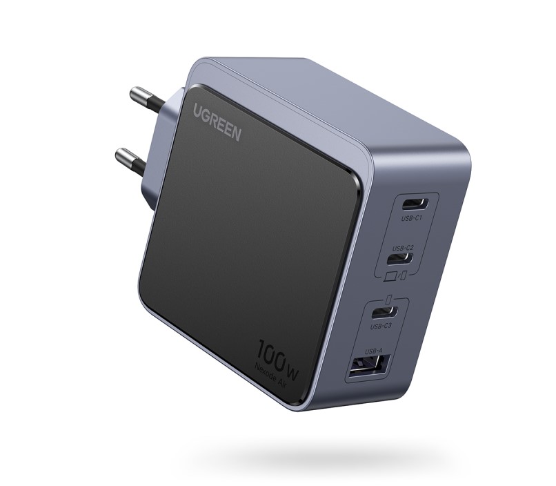 Adaptateur Nexode S USB-A+3 USB-C/4ports/100W/Gris - Connectique PC/Téléphonie  - 0