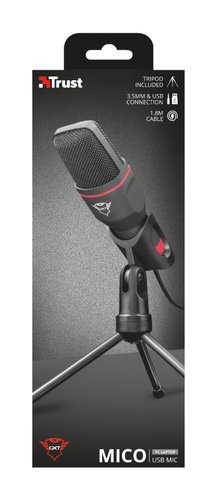 Trust Microphone Streaming Mico - Noir/USB/3,5mm/Trépied (23791) - Achat / Vente Accessoire Streaming / Vlogging  sur grosbill-pro.com - 8