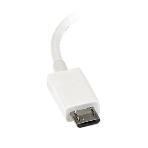 5in White Micro USB to USB OTG Adapter - Achat / Vente sur grosbill-pro.com - 1