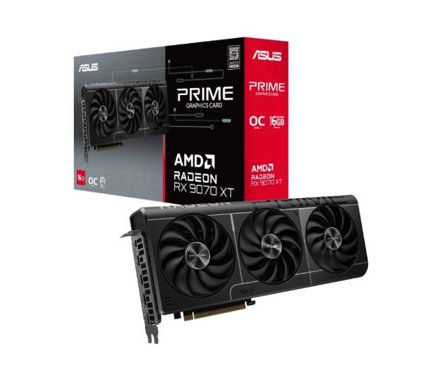 Asus PRIME-RX9070XT-O16G V1  - Carte graphique Asus - grosbill-pro.com - 0