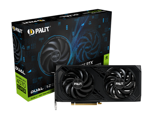 Palit GeForce RTX 4070 SUPER DUAL 12G  - Carte graphique Palit - 8