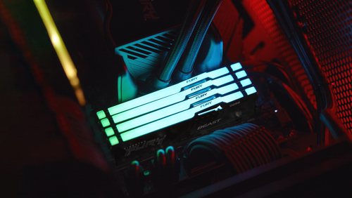 Kingston Fury Beast 32Go RGB (2x16Go) DDR5 6800MHz - Mémoire PC Kingston sur grosbill-pro.com - 12