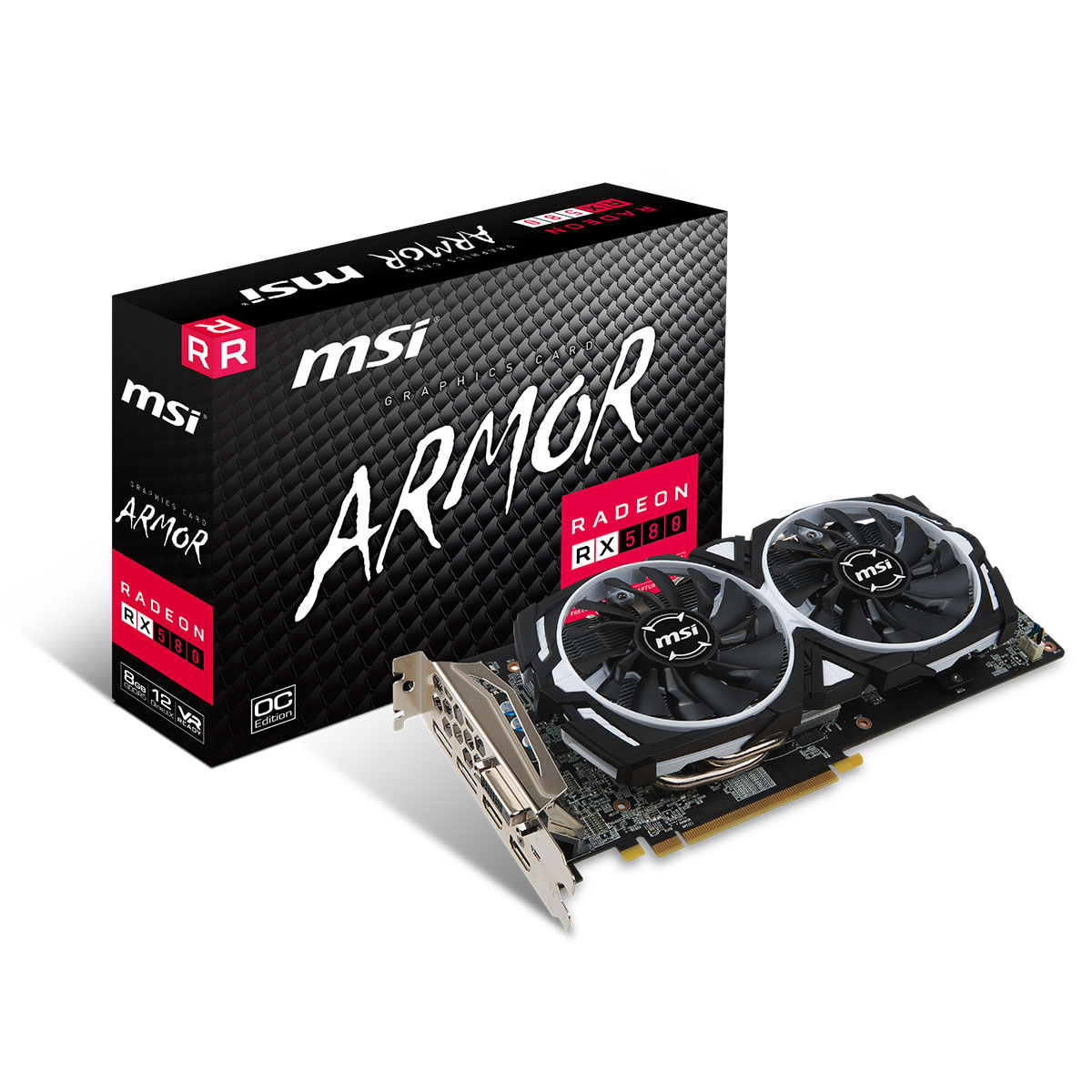 MSI RX 580 ARMOR 8G OC  - Carte graphique MSI - grosbill-pro.com - 0