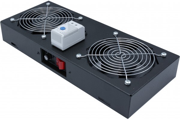 Ekivalan Coffret 9U 600mm + Kit 2 ventilateurs Thermostat  (CEPAFANTHMBL-2 + CEPA09U6060BL132) - Achat / Vente Réseau divers sur grosbill-pro.com - 1