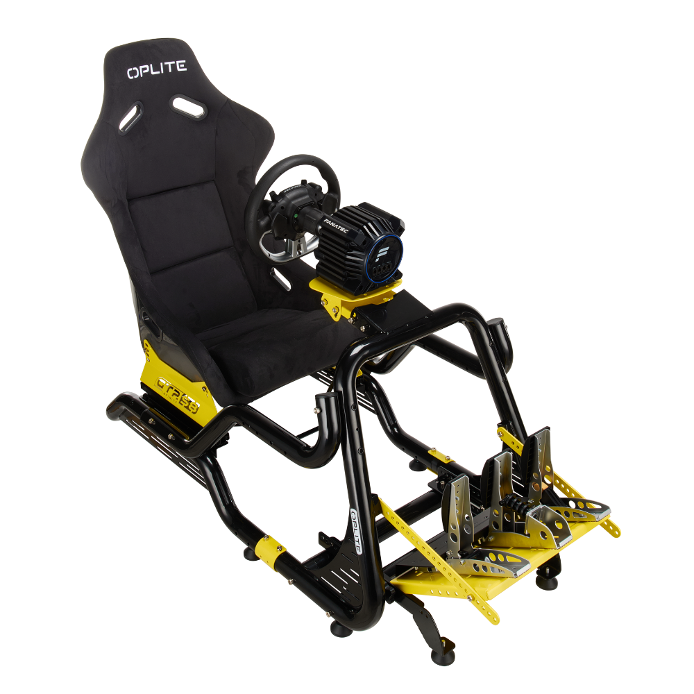 OPLITE GTR S8 Elite Force - Jaune (OP-GTR-EFY(S8)) - Achat / Vente Chassis Simracing sur grosbill-pro.com - 4