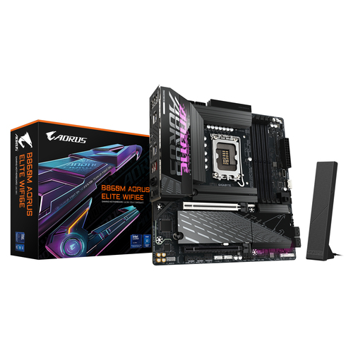 Grosbill Carte mère Gigabyte B860M A ELITE WIFI6E - B860/LGA1851/DDR5/mATX