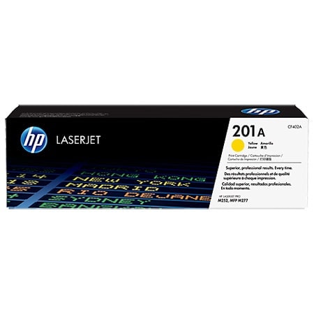 Toner 201A Jaune 1400p - CF402A pour imprimante  HP - 0