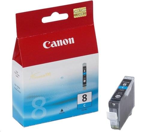 Cartouche CLI-8C - 0621B001 pour imprimante Jet d'encre Canon - 0