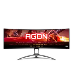 Grosbill Ecran PC AOC AG493UCX2 49"CURVE/QHD/165Hz/1ms/VA/G-SYNC/FreeS 