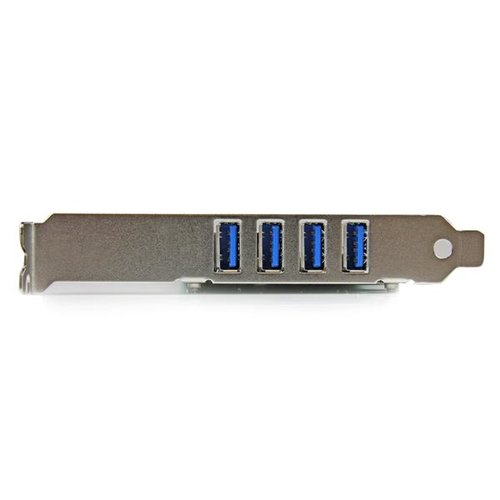 StarTech PCI-Express 1x vers 4 ports USB 3.0 SuperSpeed - Carte réseau - 1