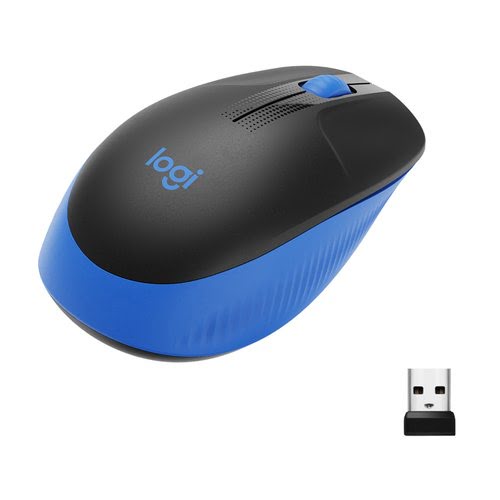M190 Full-size wireless mouse - BLUE - Achat / Vente sur grosbill-pro.com - 9