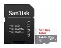 64GB Ultra microSDXC+SD Adapter - Achat / Vente sur grosbill-pro.com - 0