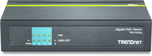 SWITCH 5 PORTS GIGABIT POE+ - Achat / Vente sur grosbill-pro.com - 2