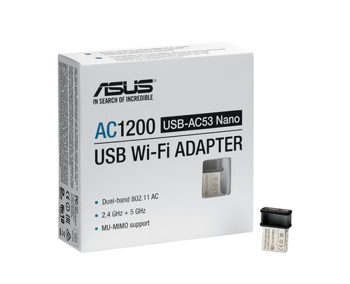 Asus Clé USB WiFi 5 AC - USB-AC53 Nano - Carte réseau Asus - 8
