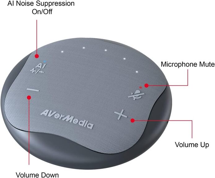 Avermedia Smart Speakerphone AS315 (61AS315000AE) - Achat / Vente Vidéoconférence sur grosbill-pro.com - 3
