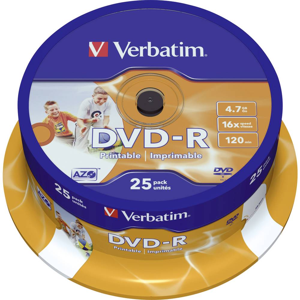 Verbatim DVD-R x 25 - 4.7 Go - 0