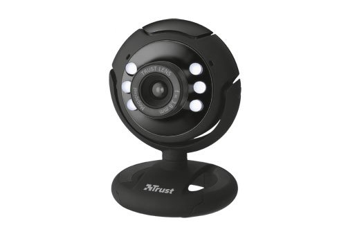 Trust Spotlight Pro - Noir/Micro intégré/USB -- - Webcam - 4